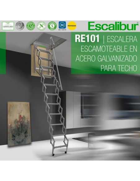 ESCALERA ESCAMOTEABLE